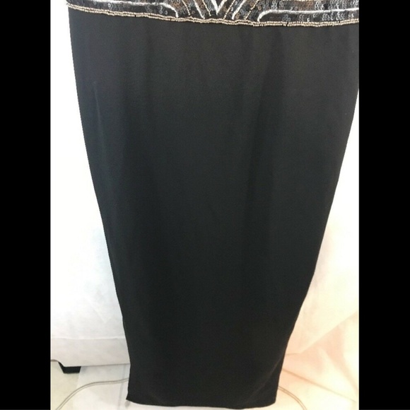 NEW SUE WONG Beaded Empire Waist‎ Grecian Halter Neck Gown [SZ 10 ] - Picture 5 of 8